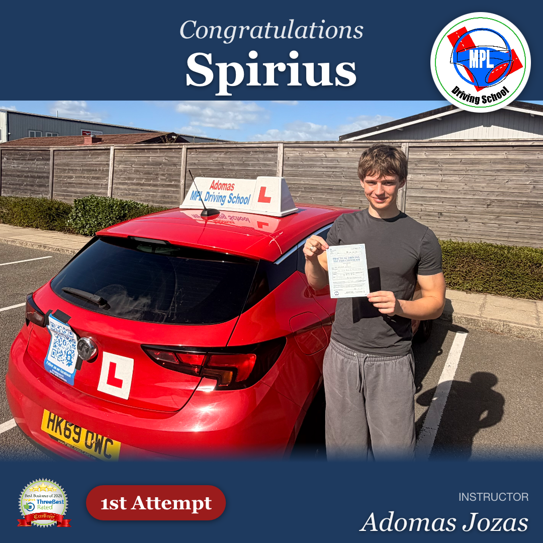 Driving test success for Spirius