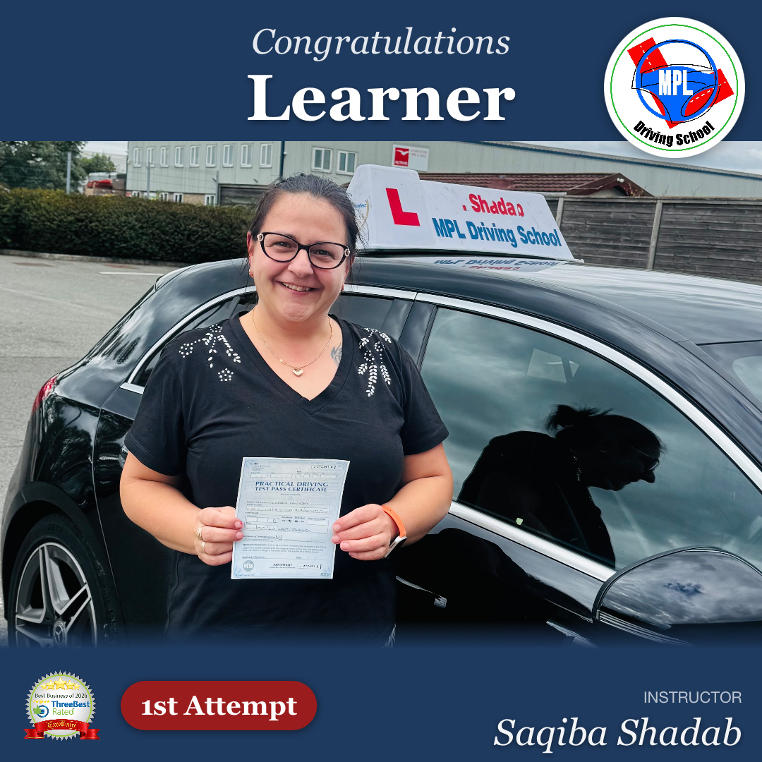 Driving test success for Learner